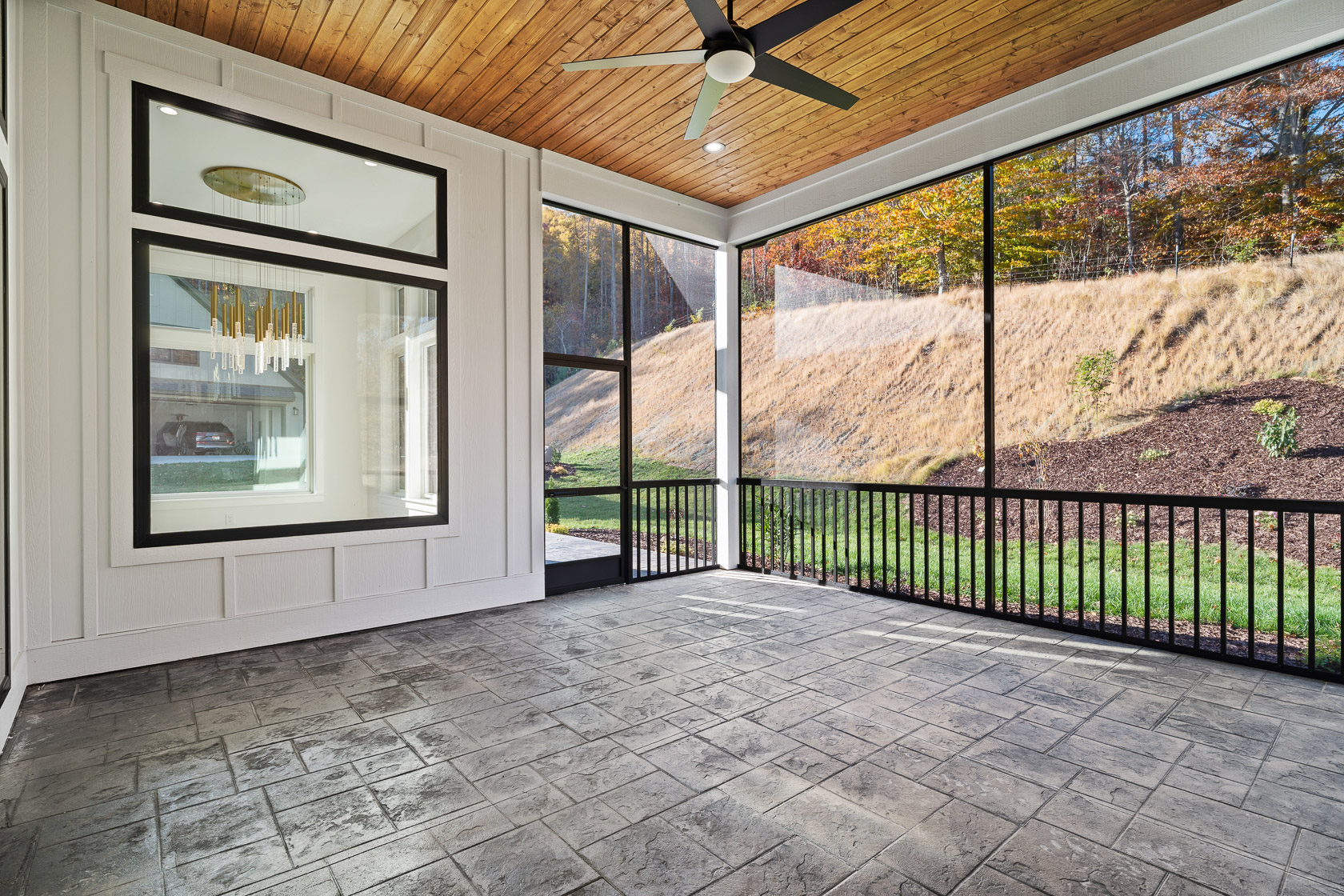 Blending Centuries-Old Materials with Contemporary Design: A Timeless Fusion. Big Hills Construction Custom Home Builder in Asheville, North Carolina